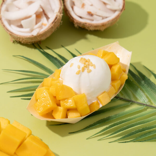 Original thailändisches Kokos-Eis