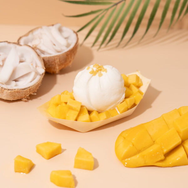 Veganes Kokos-Eis nach thailändischer Art